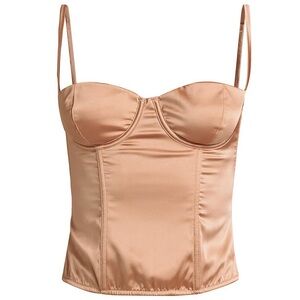 NWT 100% Real Silk Bustier Top by Kiki de Montparnasse